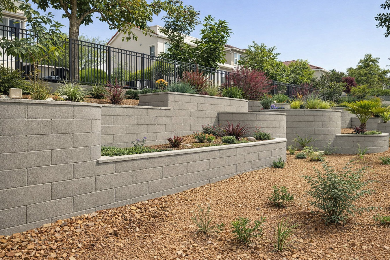 Concrete retaining walls in Norwalk, CA