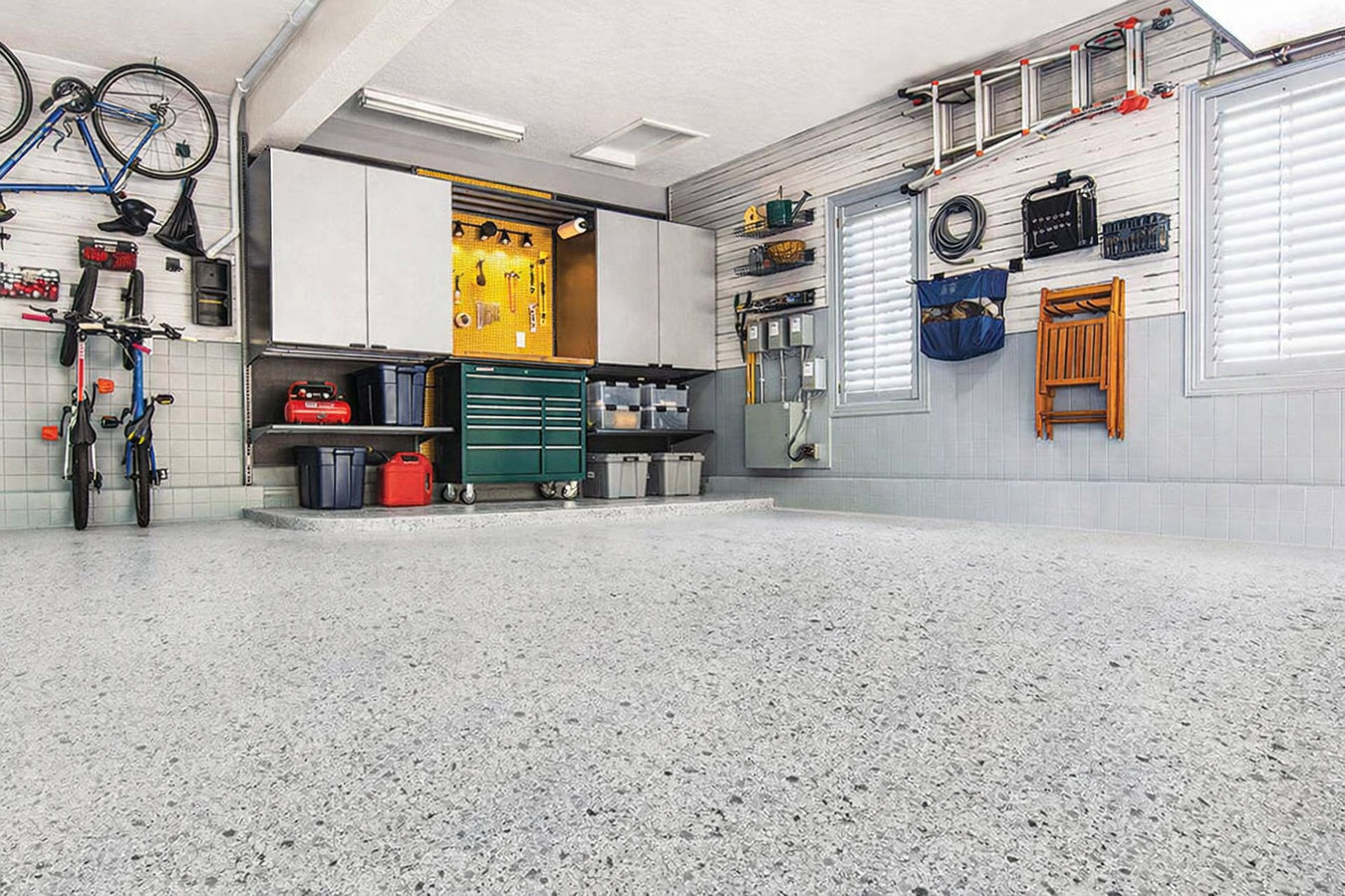 Garage floor concrete in Norwalk, CA